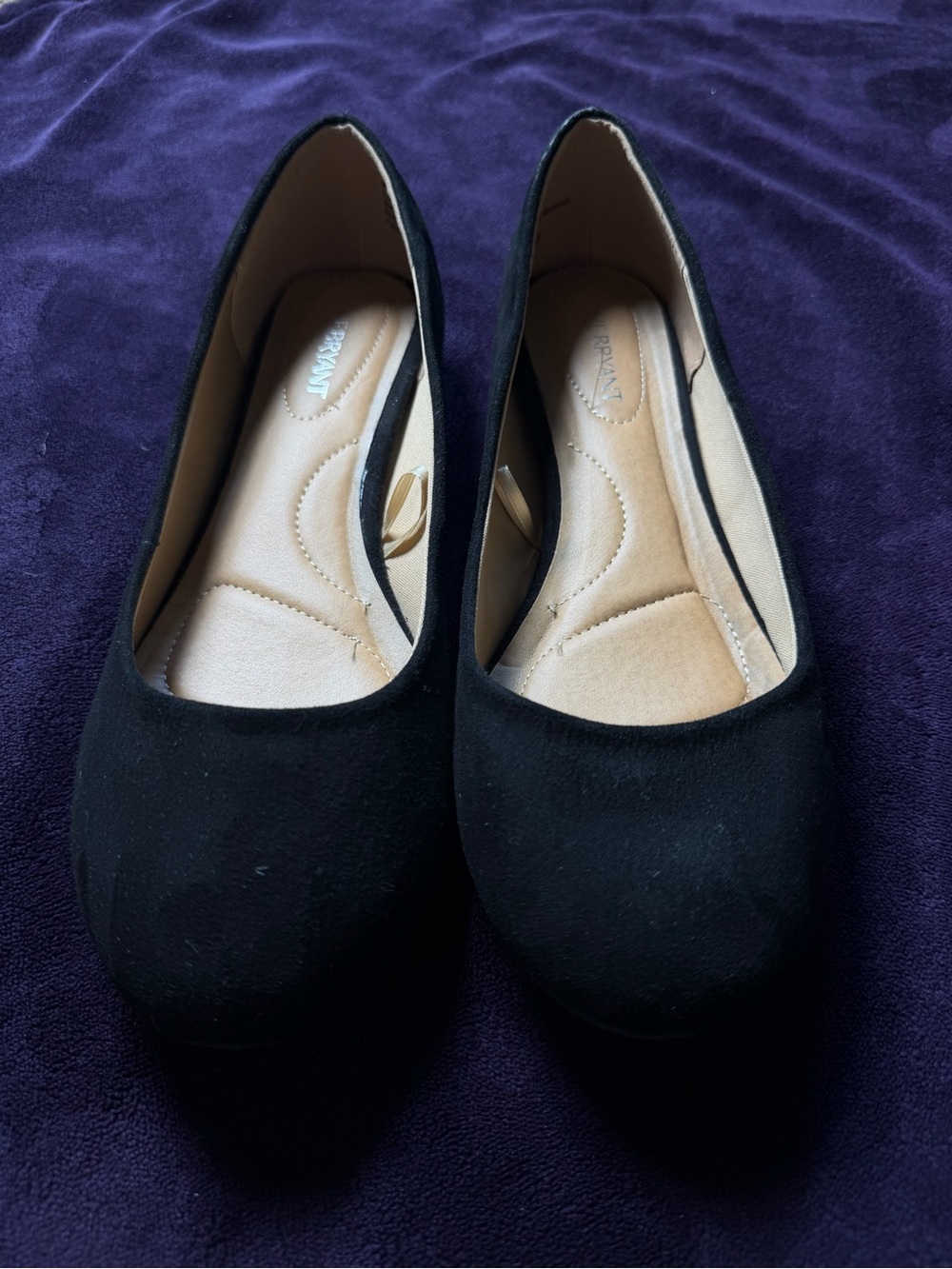 Lane Bryant Black Ballet Flats Women’s Size 9W Wide Width New Never Worn